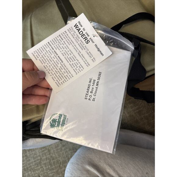 Hodgman 3 Ply Canvas Hip Felt Boots Size Womens 10‎ Men’s 8.5 100% Waterproof - Picture 10 of 15